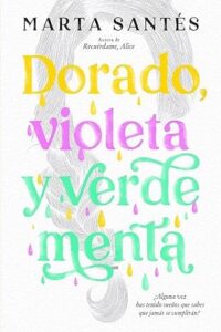 dorado violeta y verde menta